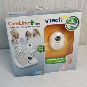 Vtech Careline Plus SN6197 Home Safety Senior Telephone System cordless.
